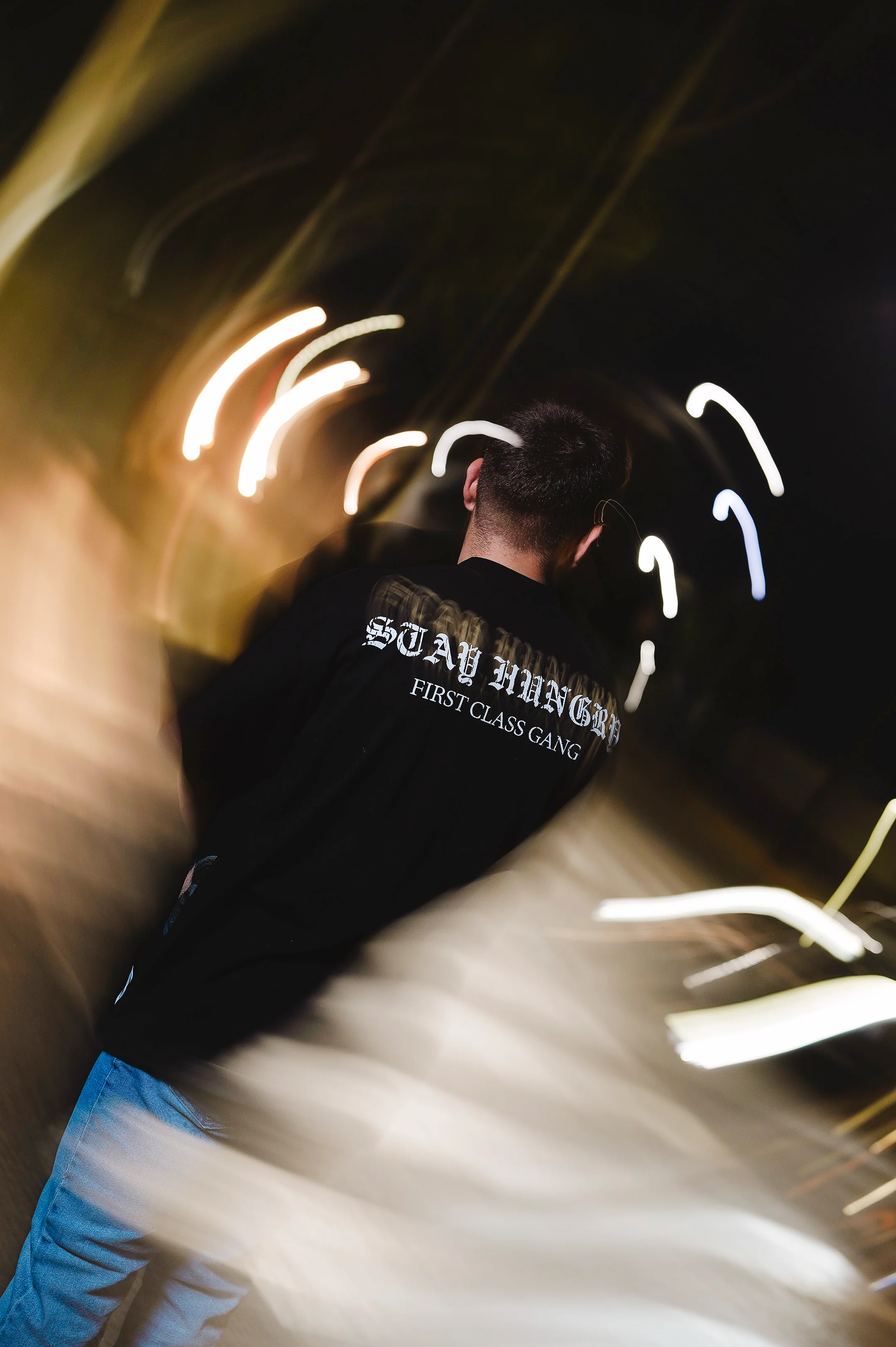 BARBELL CUPID - Premium Oversize Tee (HEAVYWEIGHT - Black) - Image 6